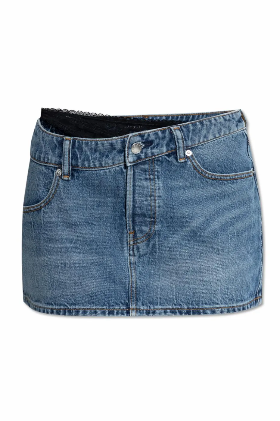 Alexander Wang BLUE Skirt with decorative finish