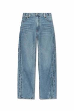 Alexander Wang BLUE Wide-leg jeans