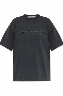 Alexander Wang GREY Loose fit T-shirt