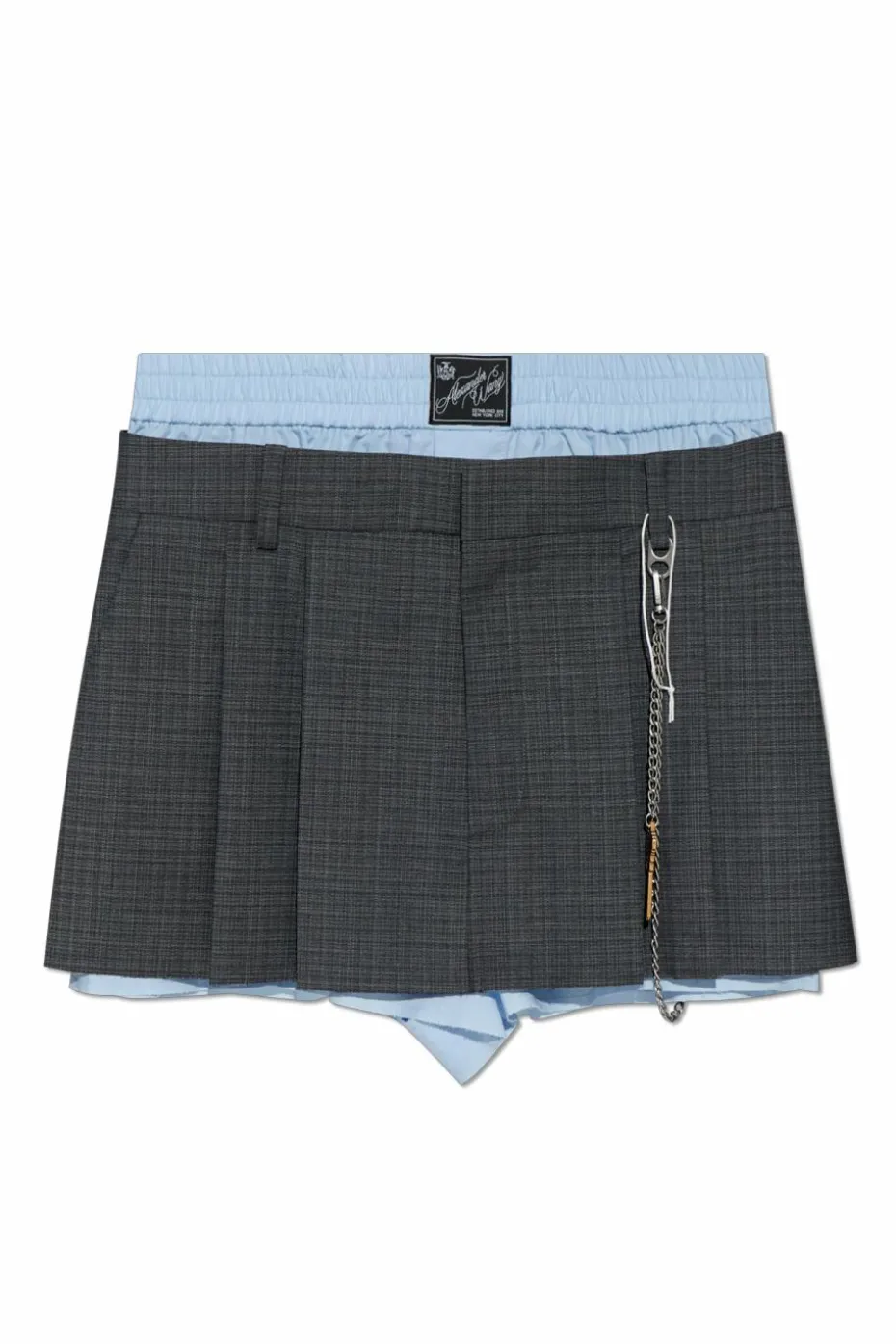 Alexander Wang GREY Pleated shorts