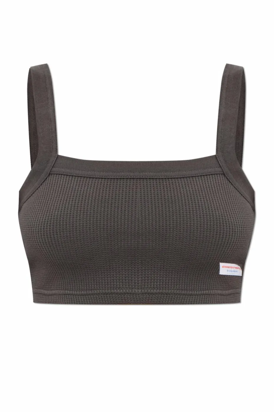 Alexander Wang GREY Short lingerie top with straps