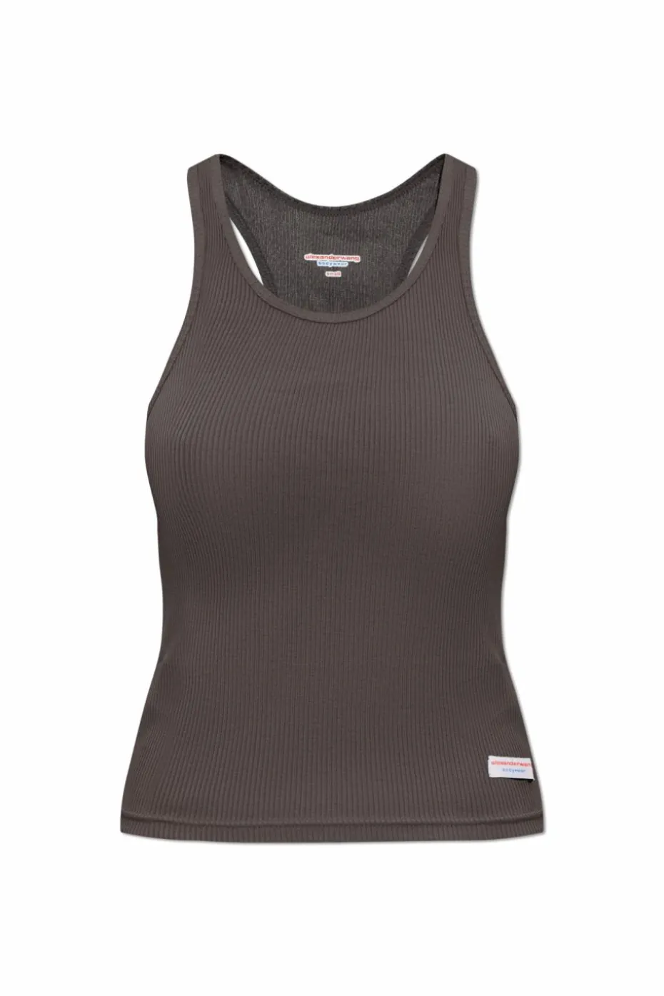 Alexander Wang GREY Sleeveless lingerie top