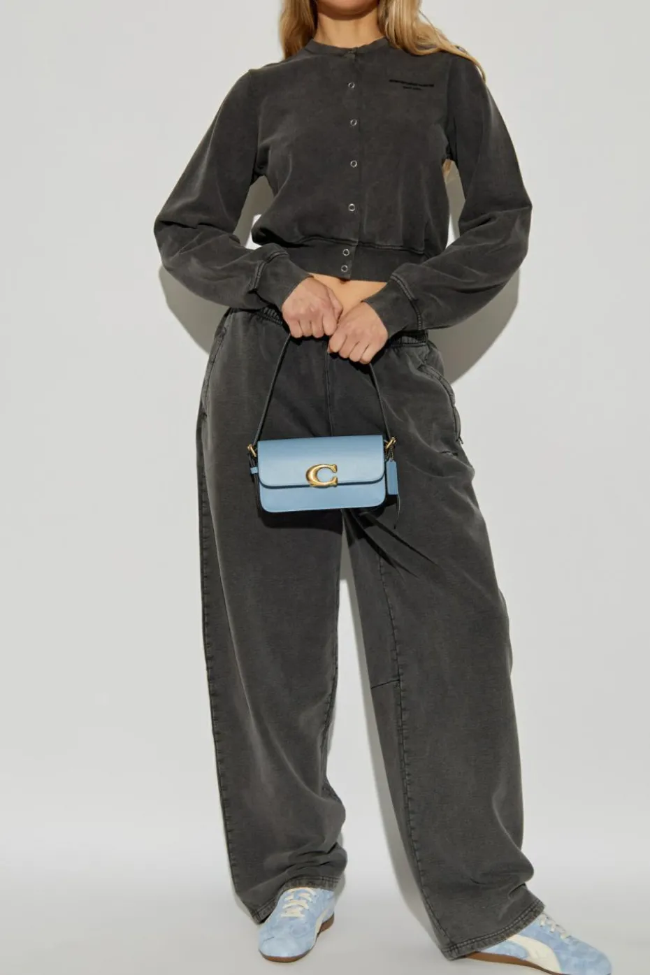 Alexander Wang GREY Sweatshirt with embroidered logo