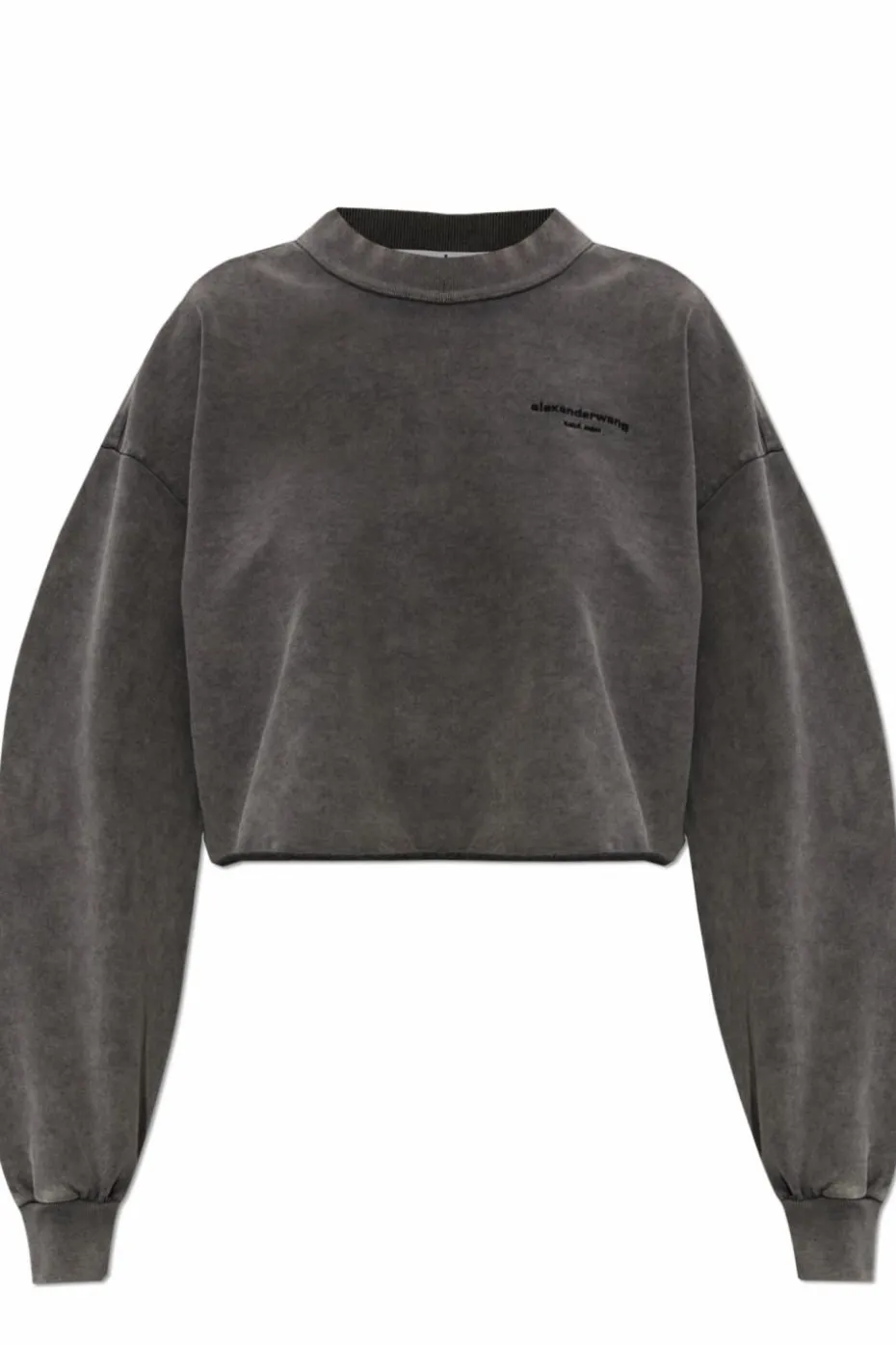 Alexander Wang GREY Sweatshirt with embroidered logo