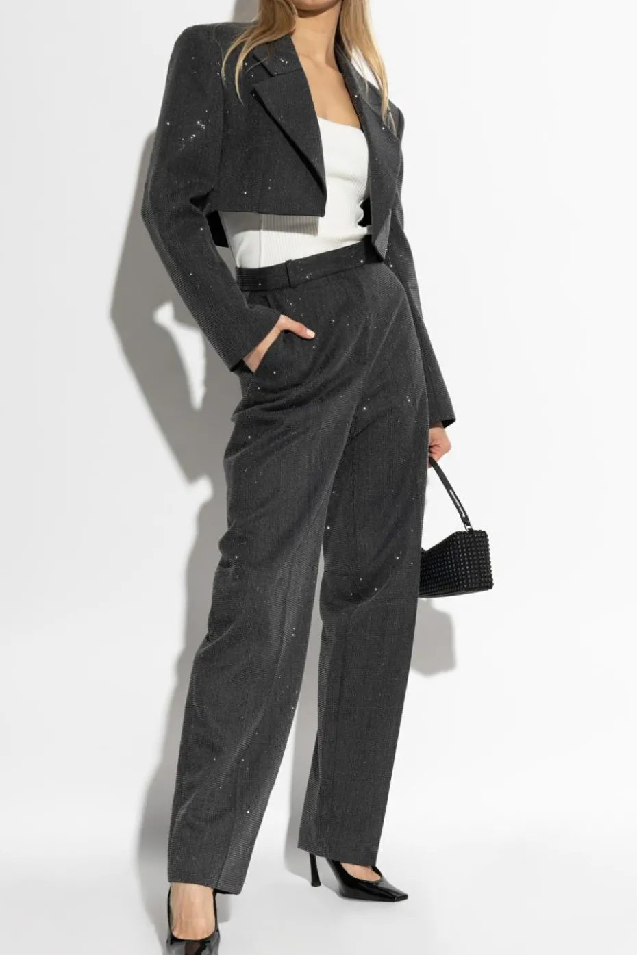 Alexander Wang GREY Wool Blazer