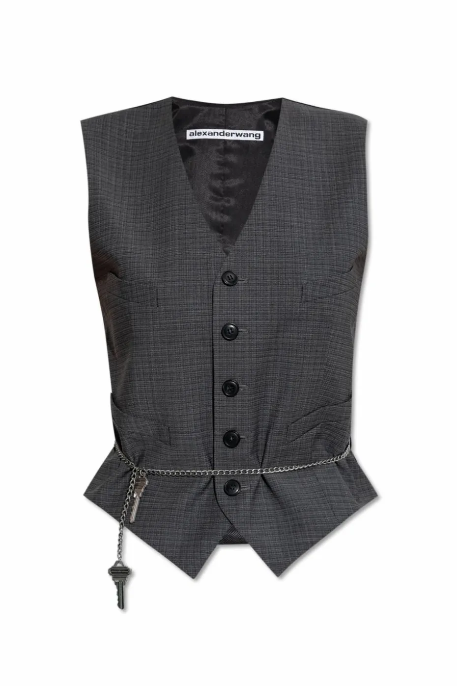 Alexander Wang GREY Wool vest