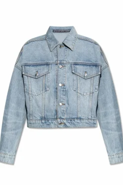 Alexander Wang light blue Loose-fit denim jacket