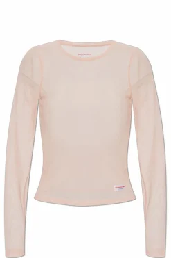 Alexander Wang PINK Lingerie top with long sleeves