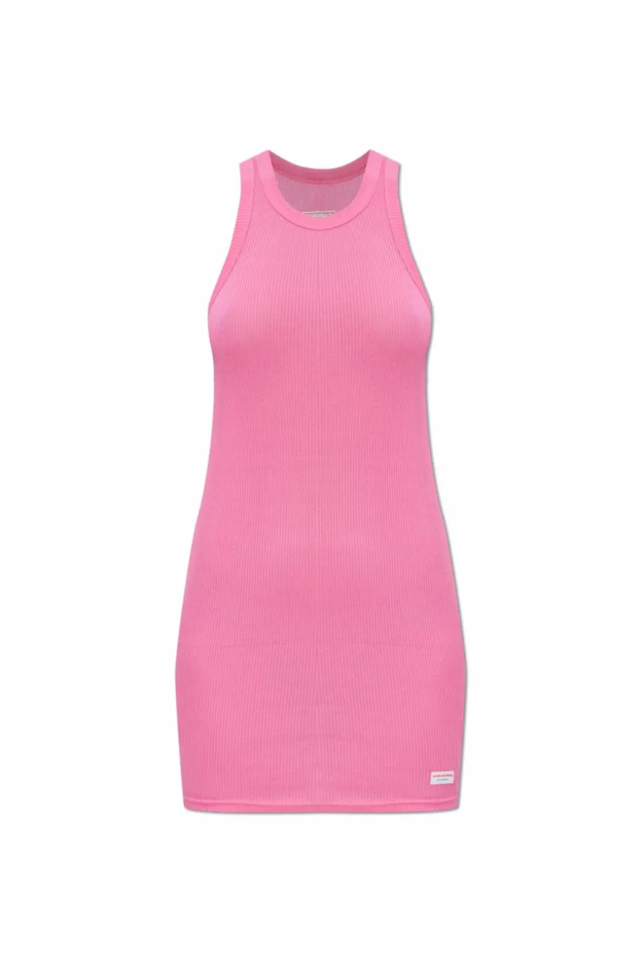 Alexander Wang PINK Ribbed slip dress without sleeves