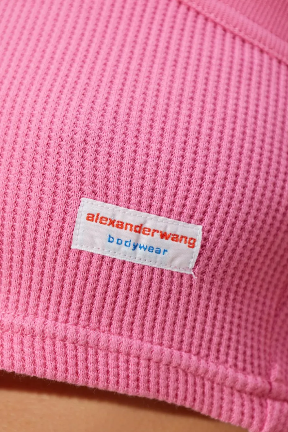 Alexander Wang PINK Short lingerie top with straps