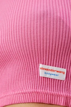 Alexander Wang PINK Short sleeveless lingerie top