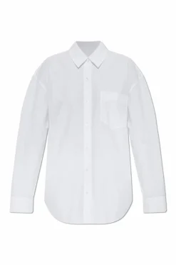 Alexander Wang WHITE Shirt with shimmering appliqués