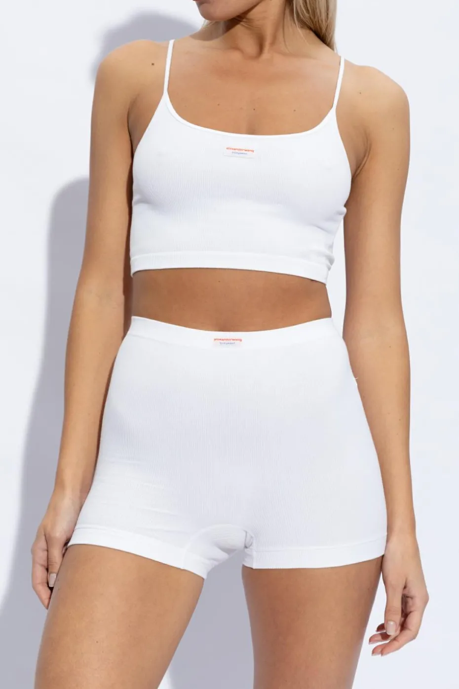 Alexander Wang WHITE Shorts from the 'Underwear' collection