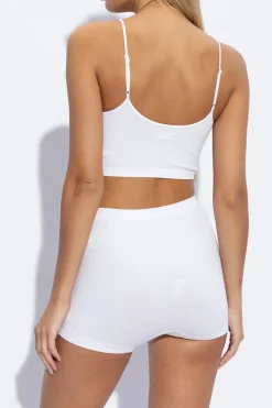 Alexander Wang WHITE Shorts from the 'Underwear' collection