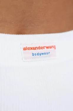 Alexander Wang WHITE Shorts from the 'Underwear' collection