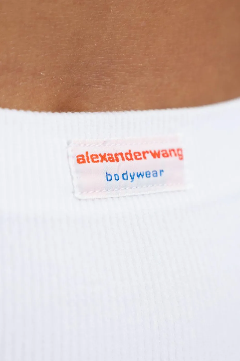 Alexander Wang WHITE Shorts from the 'Underwear' collection