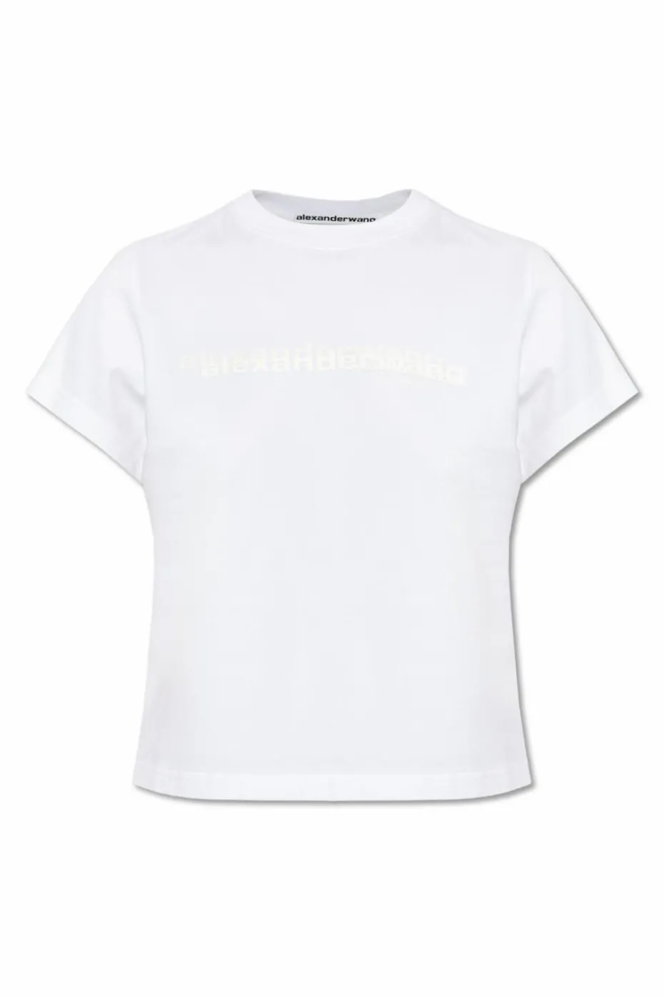 Alexander Wang WHITE T-shirt with printed logo