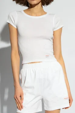 Alexander Wang WHITE T-shirt with logo