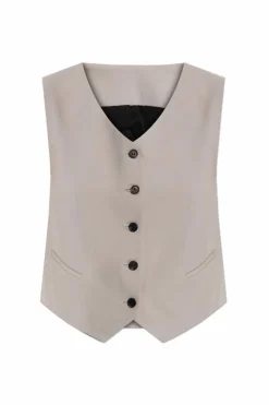 AllSaints beige āAleidaā Vest