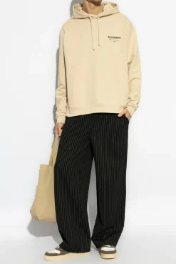 AllSaints beige 'Underground' Hoodie