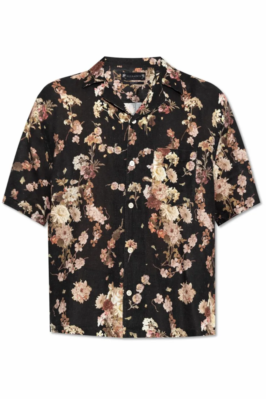 AllSaints BLACK "Armada" shirt