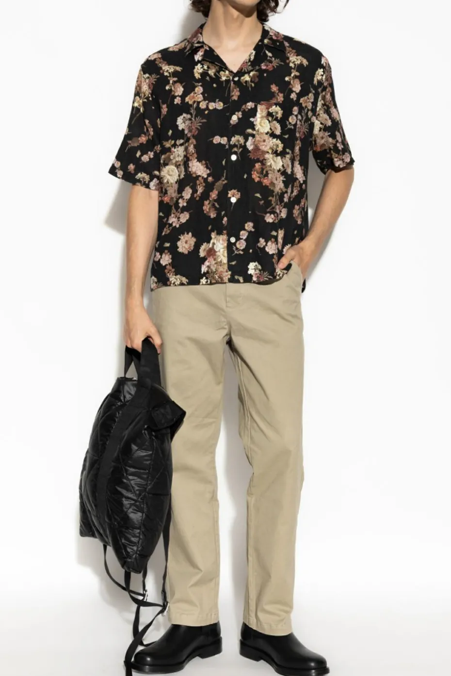 AllSaints BLACK "Armada" shirt