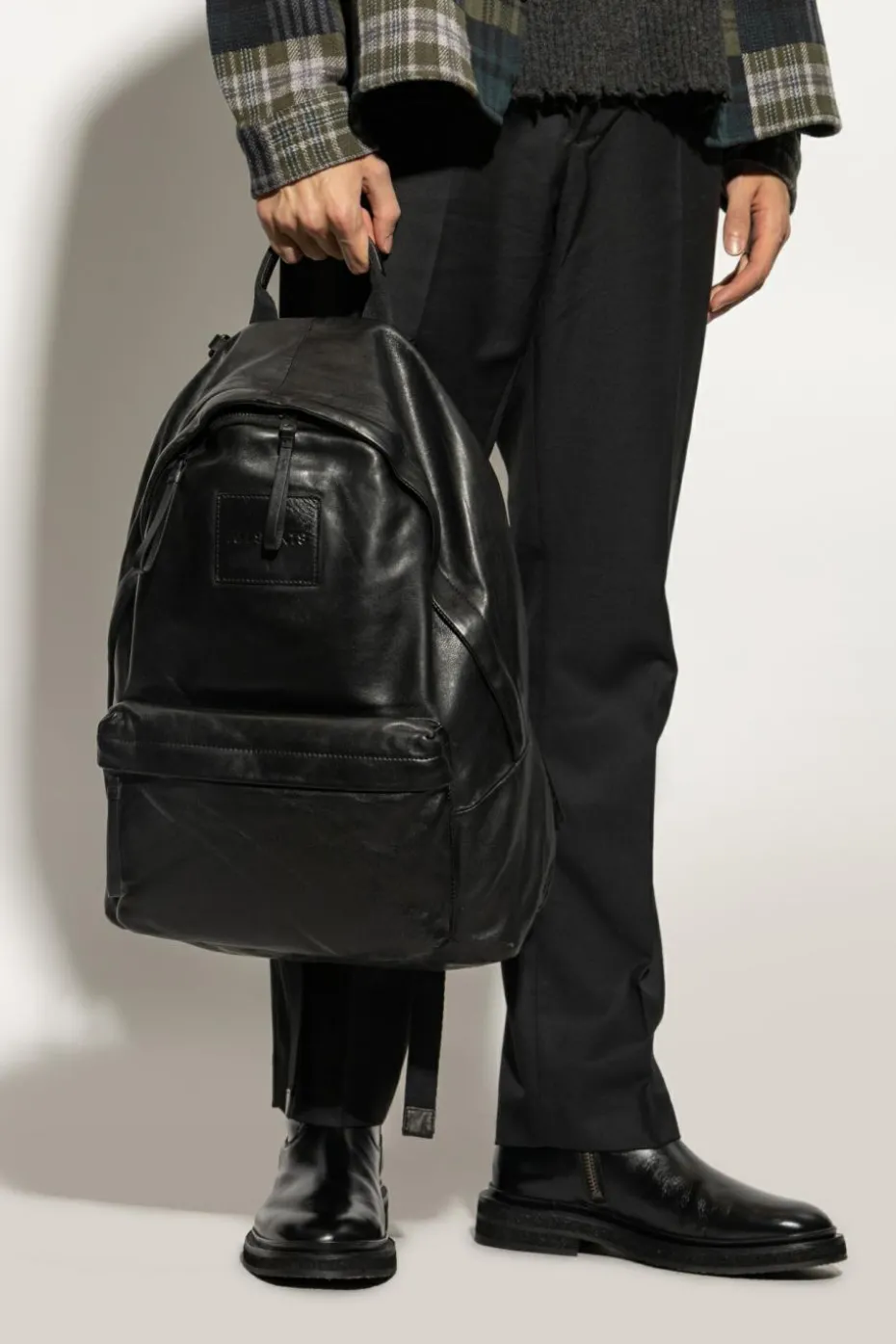 AllSaints BLACK Backpack Carabiner