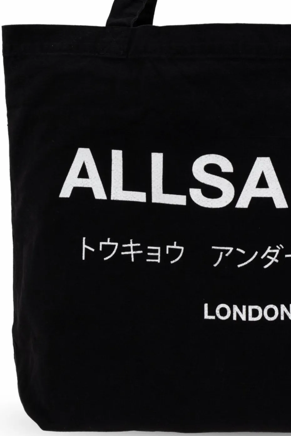 AllSaints BLACK Bag Underground in shopper style