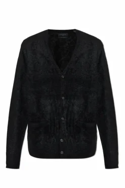 AllSaints BLACK Cashmere Cardigan Abel
