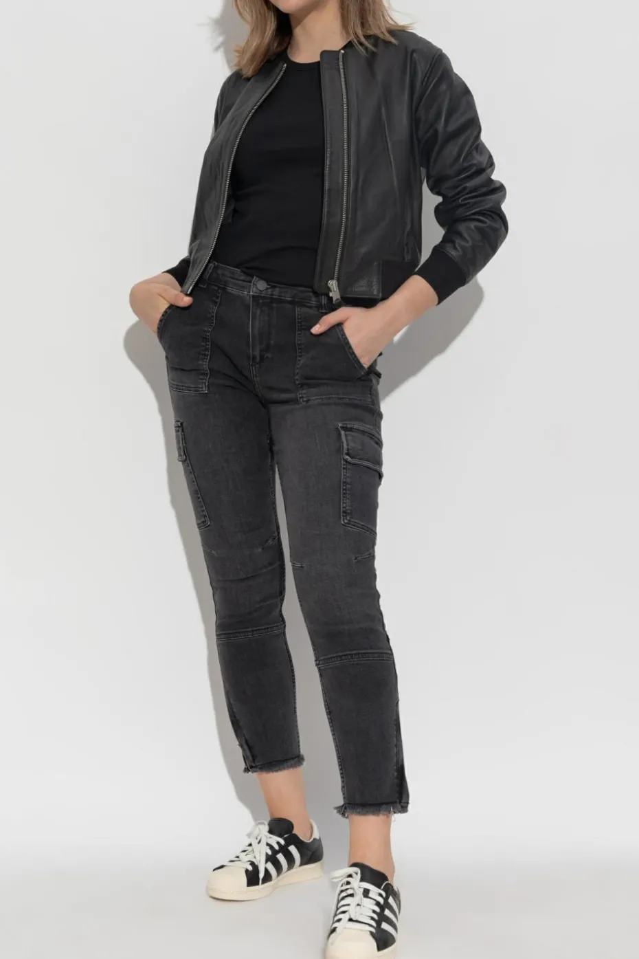 AllSaints BLACK "Duran" skinny jeans