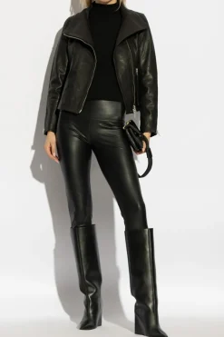 AllSaints BLACK Eco leather Cora leggings