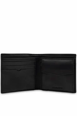 AllSaints BLACK Folding wallet ‘Delph’