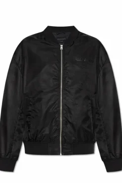 AllSaints BLACK "Future" bomber jacket