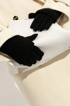 AllSaints BLACK Gloves with logo