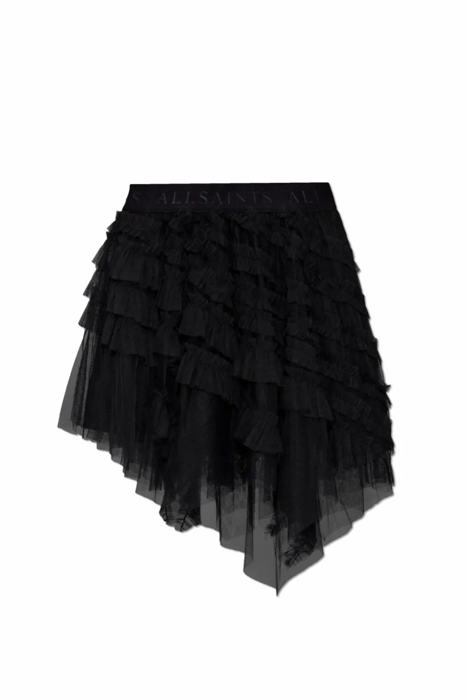 AllSaints BLACK Jayde tulle skirt