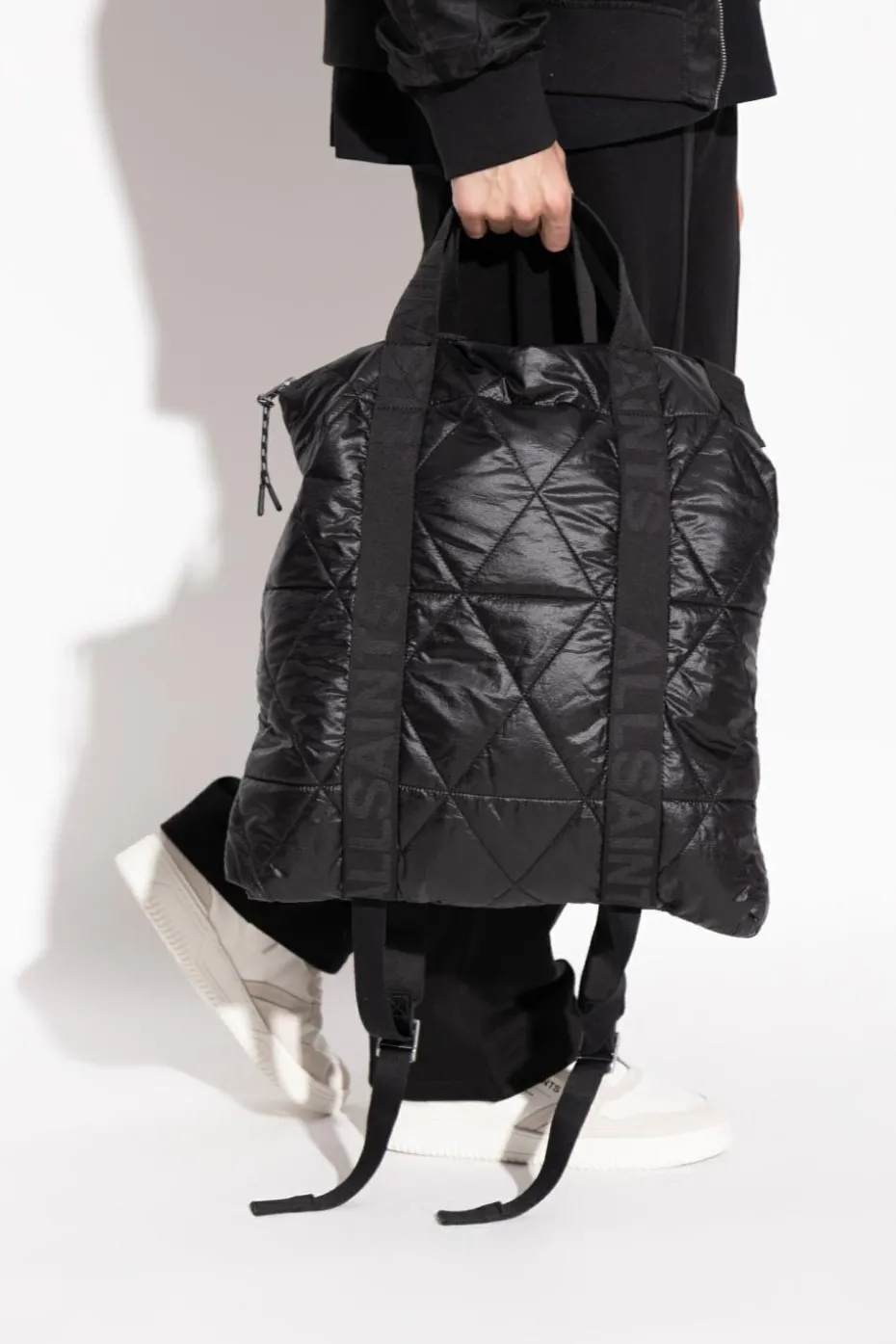 AllSaints BLACK "Kei" shopper bag
