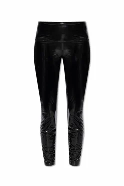 AllSaints BLACK Latex leggings Cora