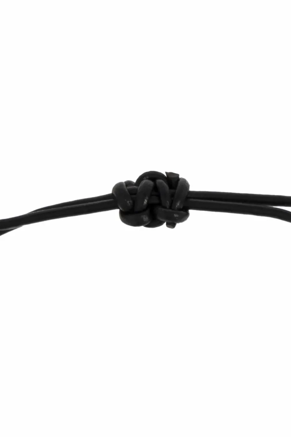 AllSaints BLACK Leather bracelet