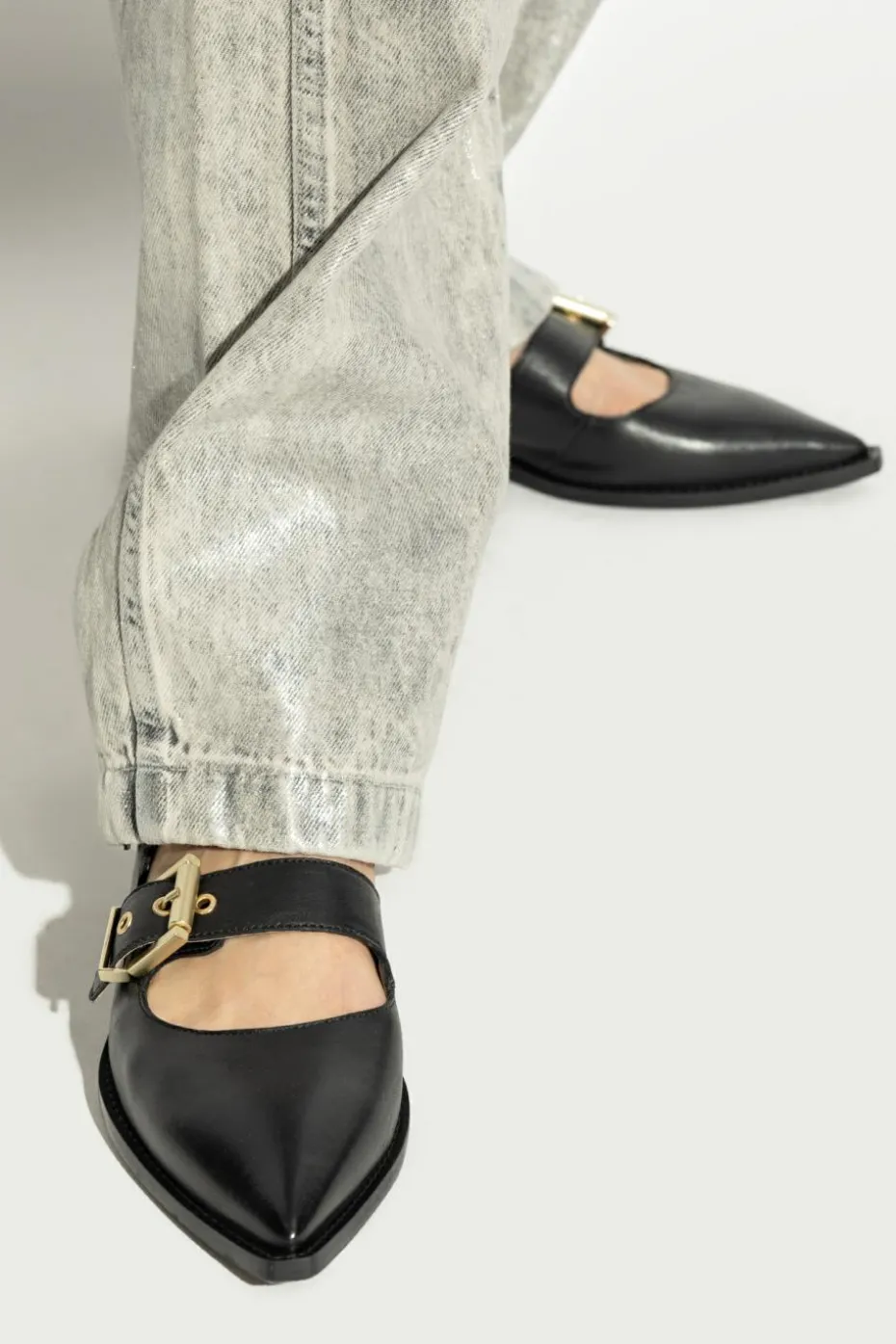 AllSaints BLACK Leather boots Susan