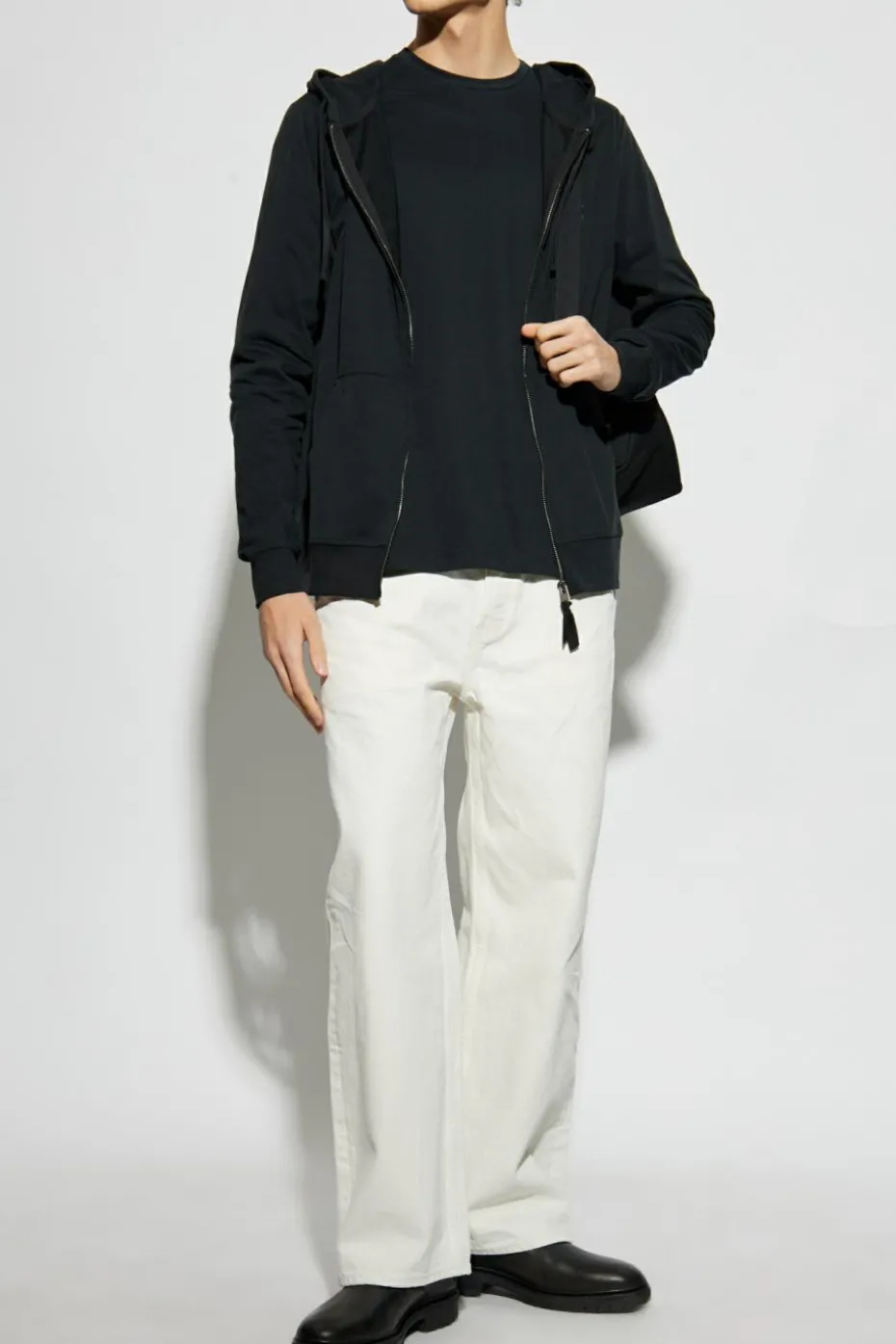 AllSaints BLACK Long sleeve T-shirt Brace