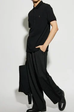 AllSaints BLACK Polo Reform