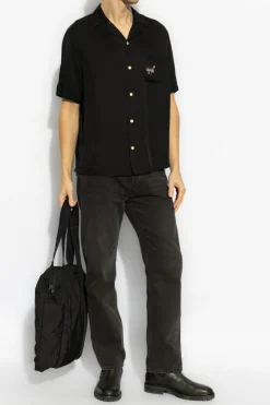 AllSaints BLACK Satin shirt Lovers