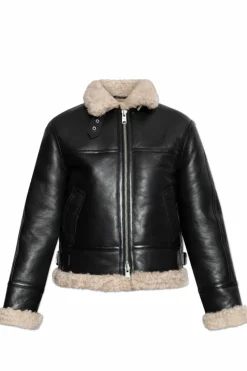 AllSaints BLACK Shearling Lorel