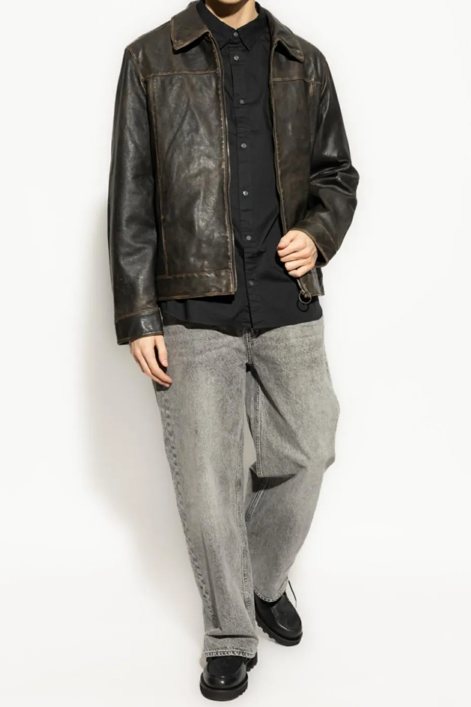 AllSaints BLACK Shirt Hawthorne
