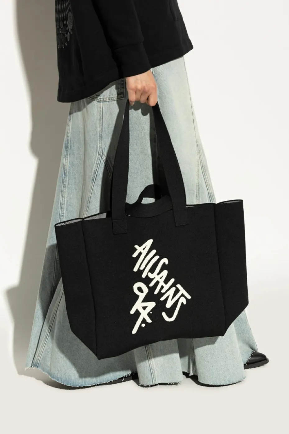 AllSaints BLACK Shopper bag `Izzy`
