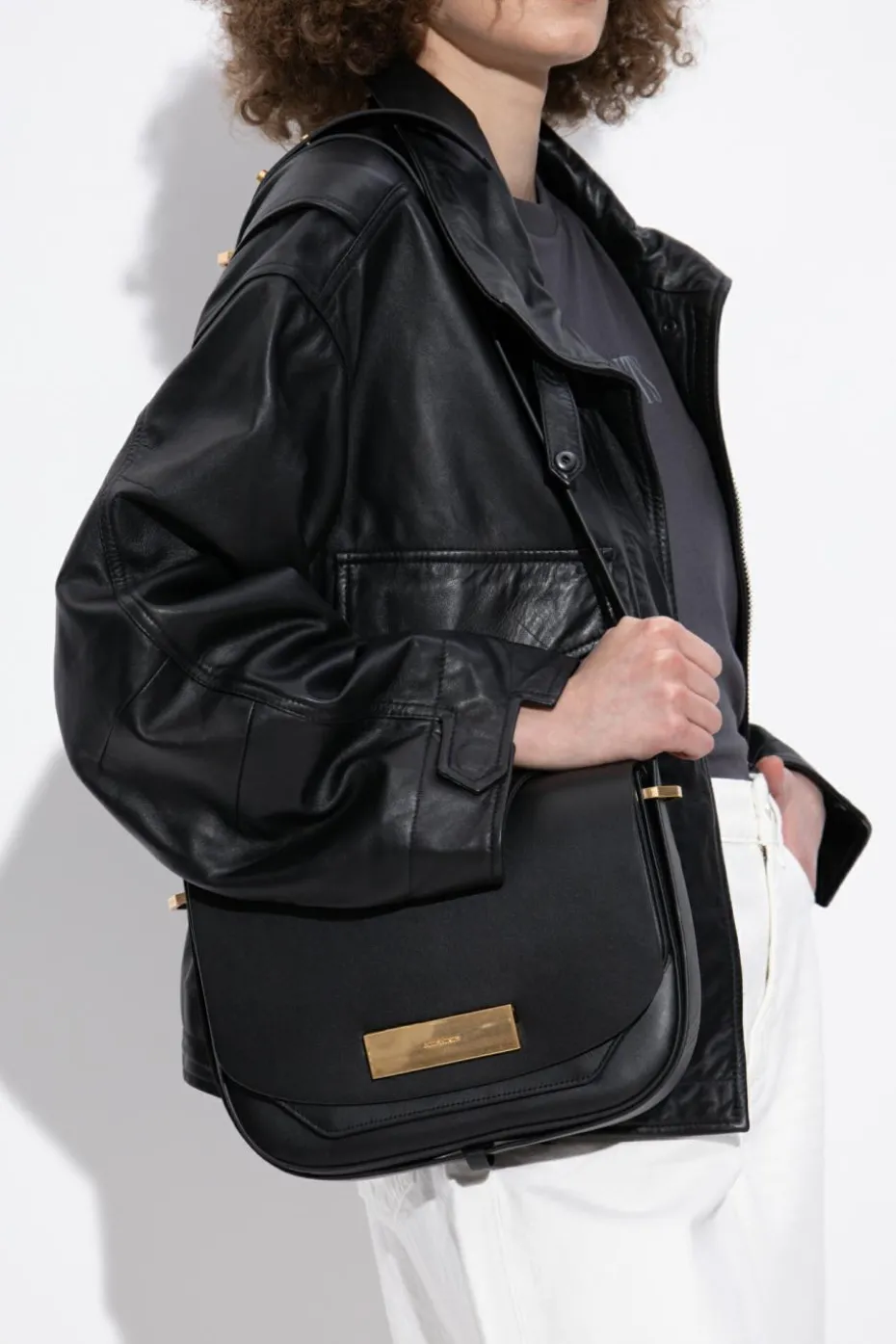 AllSaints BLACK Shoulder bag "Etta"