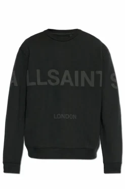 AllSaints BLACK Sweatshirt with Biggy logo