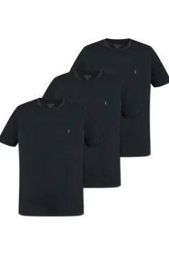 AllSaints BLACK Three-pack T-shirts Brace
