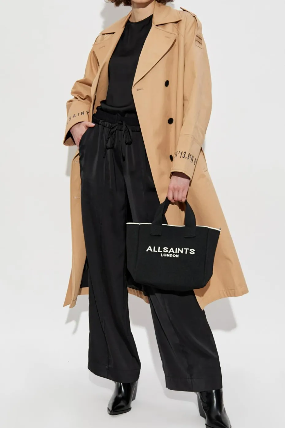 AllSaints BLACK Top 'Amelie'