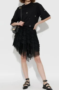 AllSaints BLACK T-shirt `Amelie`